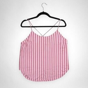 NWT VICTORIA'S SECRET Pink Stripe Cami Medium‎